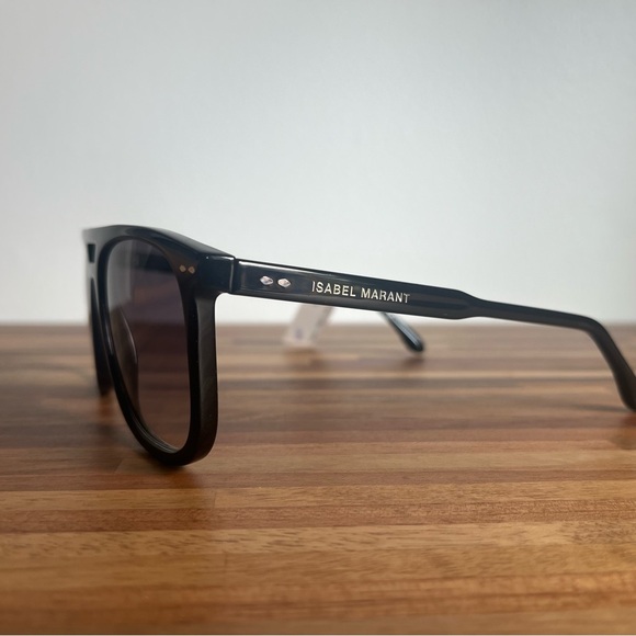 NWT Isabel Marant IM0007/S 8079O Black Aviator Sunglasses - Picture 8 of 13